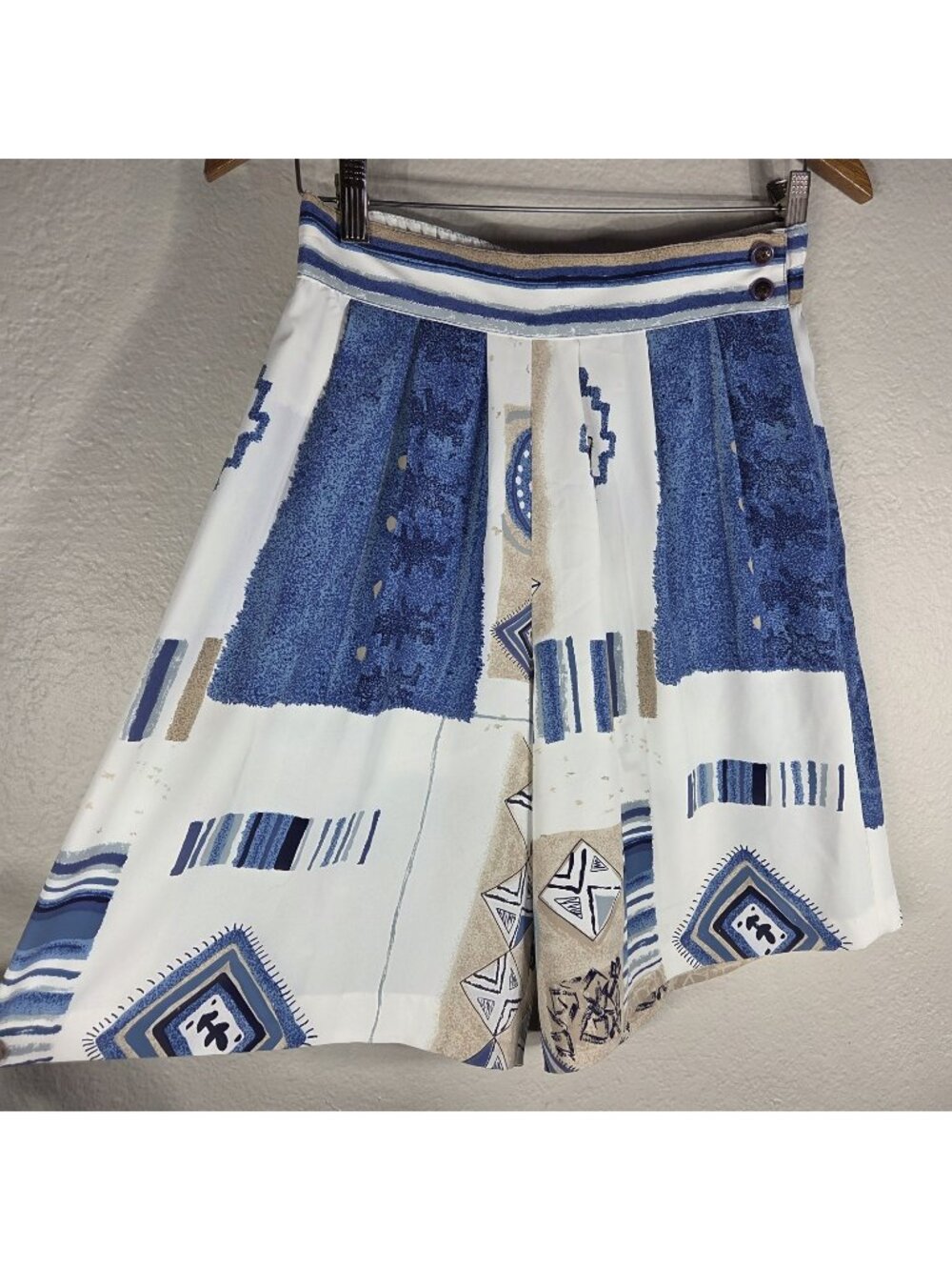 Nancy Bolen City Girl Size 6 Culotte Shorts Wide Leg Pleated Knee Length Vintage